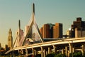 Zakim Bridge, Boston Royalty Free Stock Photo