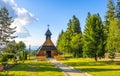 Zakopane, Poland - Holy Mary of the Rosary chapel at the Gubalowka mountain over the Zakopane resort in Tatra Maintains