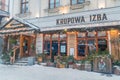 Krupowa Izba restaurant on famous Krupowki street in Zakopane