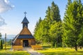 Zakopane, Poland - Holy Mary of the Rosary chapel at the Gubalowka mountain over the Zakopane resort in Tatra Maintains