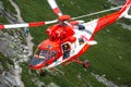 Zakopane,Poland-July 4,2015:Helicopter mountain rescue service i Royalty Free Stock Photo