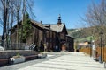 Building of Zespol Szkol Budowlanych im. dr. Wladyslawa Matlakowskiego Construction School Complex in Zakopane, Poland