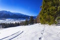 Zakopane at Tatra mountains in winter Royalty Free Stock Photo