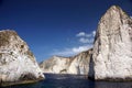 Zakynthos blue water and rocks in the sea Royalty Free Stock Photo