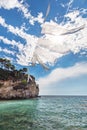 Zakynthos, Greece. Cameo island with famous white cloth