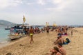 Zakynthos, Greece 26 July 2023. People enjoying their summer vacations in Marathonisi island in Greece.