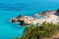 Xigia beach - natural sulfur spa on Zakynthos island. Greece