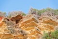 Zakynthos island, gerakas beach Royalty Free Stock Photo