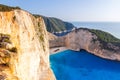 Zakynthos island Greece shipwreck Navagio beach travel vacation