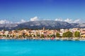 Zakynthos town in the morning Royalty Free Stock Photo