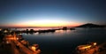 Zakynthos town in the morning, as seen to the port, Greece Royalty Free Stock Photo