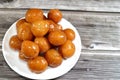 Zalabia dessert, a type of middle eastern fried dough similar to that of a doughnut, a tasty dessert to serve at any holiday party