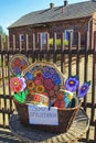 Zalipie, Poland - Colorful Village - Open-air museum. Royalty Free Stock Photo