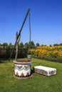 Zalipie, Poland - Colorful Village - Open-air museum. Royalty Free Stock Photo