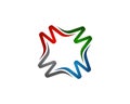 mw letter group rotation logo