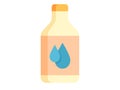 Zam zam islamic mecca water single isolated icon with flat style