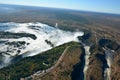 Zambezi river and Victoria Falls. Zimbabwe