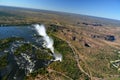 View of Zambezi river and Victoria Falls national park. Zimbabwe Royalty Free Stock Photo