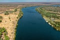 Zambezi River above the Victoria Falls