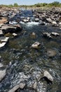 Zambezi River Above Victoria Falls in Africa Royalty Free Stock Photo