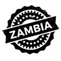 Zambia stamp rubber grunge