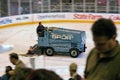 Zamboni in Hockey Game Madison Square Garden