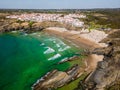 Zambujeira do Mar beach in Alentejo in Portugal