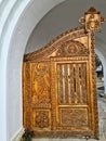 Zamfira Monastery - wooden door