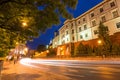 Zamkowa street by night