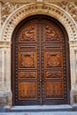 Zamora Diputacion wooden door in Spain