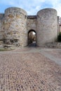 Medieval walls of the beautiful city of Zamora in a sunny day, Castilla y Leon, Spain