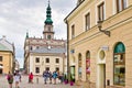 Zamosc Poland, July 2019, old town architecture