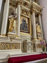 Zamosc, Poland, September 3, 2023: Interior of the Cathedral of the Resurrection of the Lord and Saint Thomas the Apostle. Chapel Royalty Free Stock Photo