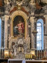 Zamosc, Poland, September 3, 2023: Interior of the Cathedral of the Resurrection of the Lord and Saint Thomas the Apostle. The Royalty Free Stock Photo