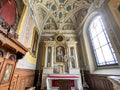 Zamosc, Poland, September 3, 2023: Interior of the Cathedral of the Resurrection of the Lord and Saint Thomas the Apostle. Royalty Free Stock Photo