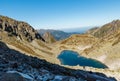 Zamrznute pleso lake on Bielovodska dolina valley in Vysoke Tatry mountains in Slovakia