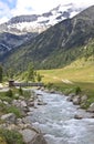 Zamser Stream in Tyroler Ziller Valley, Austria