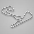 Zandvoort Circuit for motorsport and autosport. Template for your design