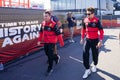 Charles Leclerc driver of Ferrari walking through the Paddock on thursday during preparations before the Formula 1 Dutch Grand Royalty Free Stock Photo