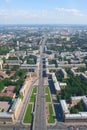 Zanevsky avenue in St. Petersburg Royalty Free Stock Photo