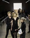 Rehearsal before Zang Toi Fashion Show in New York