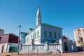 Zangar Mosque, Blue Mosque in Kazan, Tatarstan Republic.