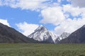 Zanskar landscape view with Himalaya mountains covered with snow and blue sky in Jammu & Kashmir, India Royalty Free Stock Photo