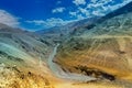 Zanskar river - Leh, Ladakh, India Royalty Free Stock Photo