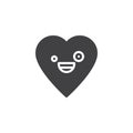Zany Face emoticon vector icon
