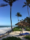 Zanzibar Beach Resort Royalty Free Stock Photo