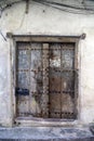 Zanzibar hand carved old door