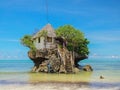 Zanzibar May 2016, The rock restaurant Zanzibar ,Over water house build in a coral rock in Zanzibar