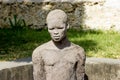 Zanzibar, Stone town. Monument haggard servants. Royalty Free Stock Photo