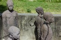 Zanzibar, Stone town. Monument haggard servants. Royalty Free Stock Photo